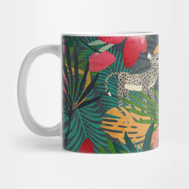 Tropical Jungle (green) by katherinequinnillustration